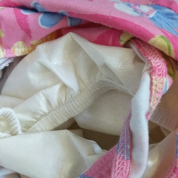 NWT Girls floral bathing suit w/swim diaper - Picture 5 of 5